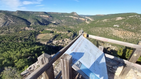 Mirador del Tajo o Mirador de Zaorejas. Zaorejas, Guadalajara