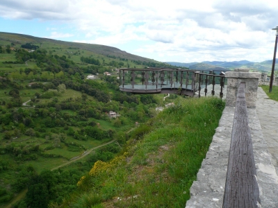 Mirador de las cascadas del río Gándara, en Cantabria