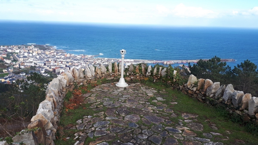 Mirador del Monte Castelo. Miradoiro de Monte Castelo, en Burela, Lugo
